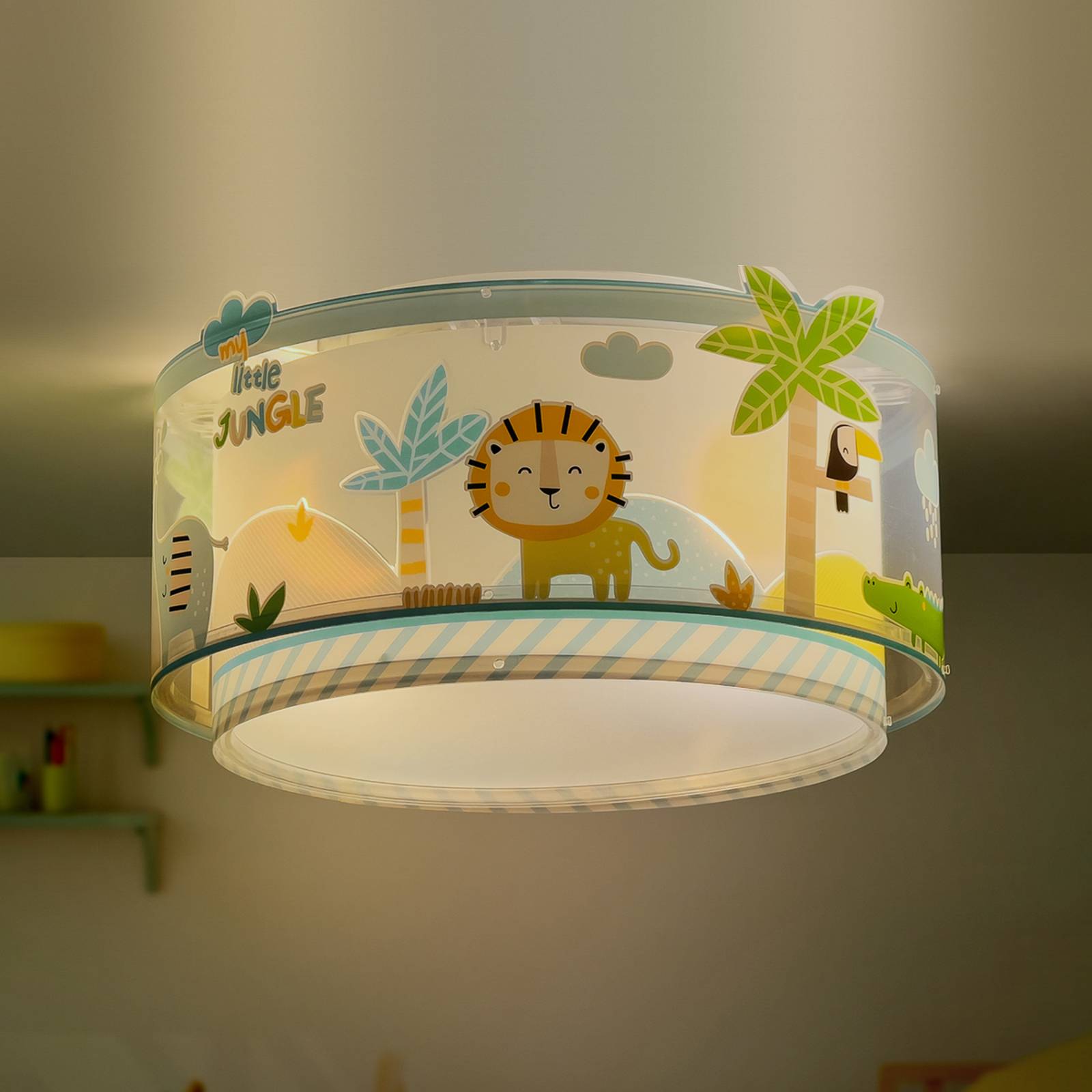 Dalber Little Jungle Deckenlampe, Dschungelmotive von Dalber