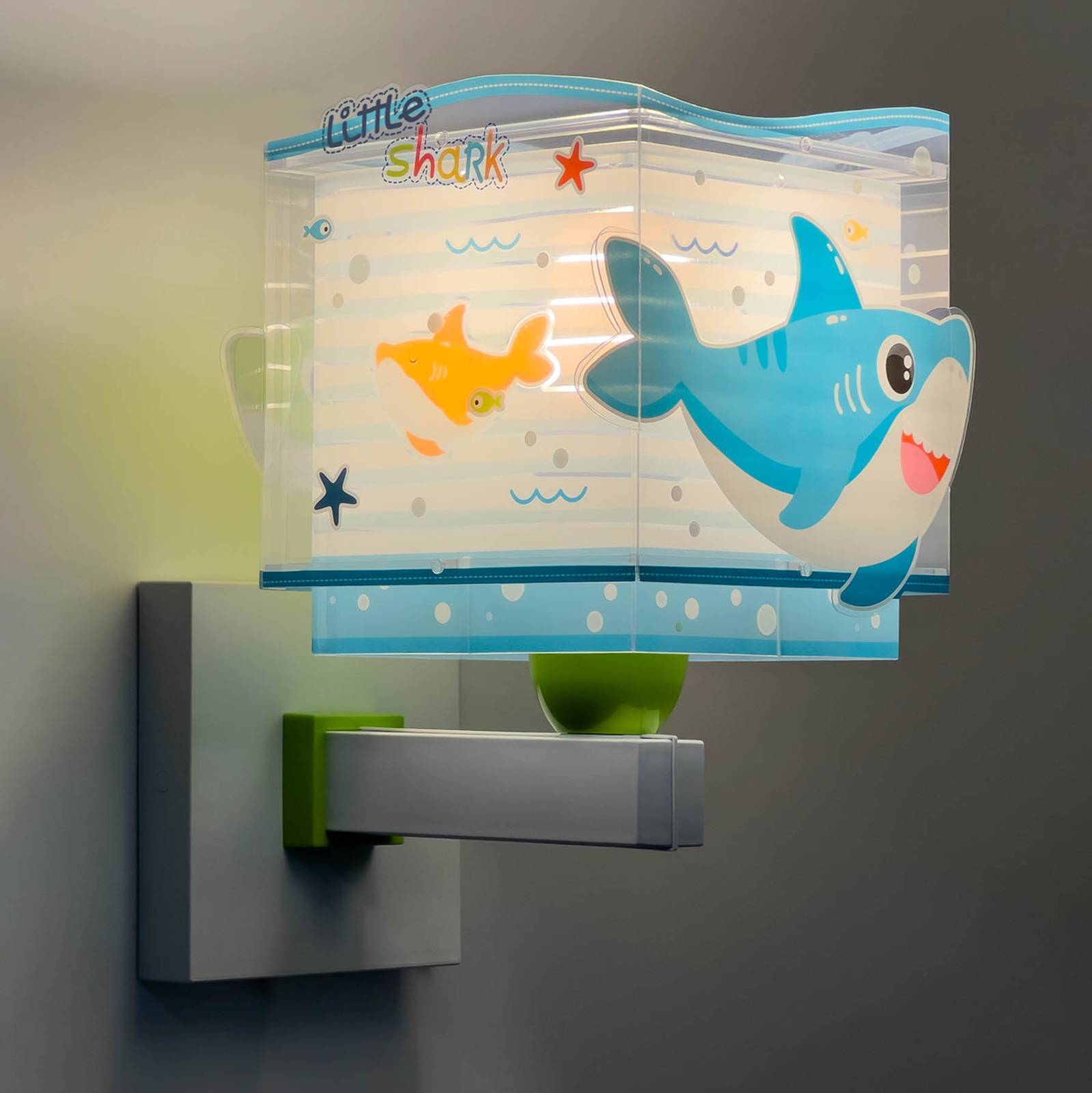 Dalber Little Shark Wandleuchte mit Meeresmotiv von Dalber