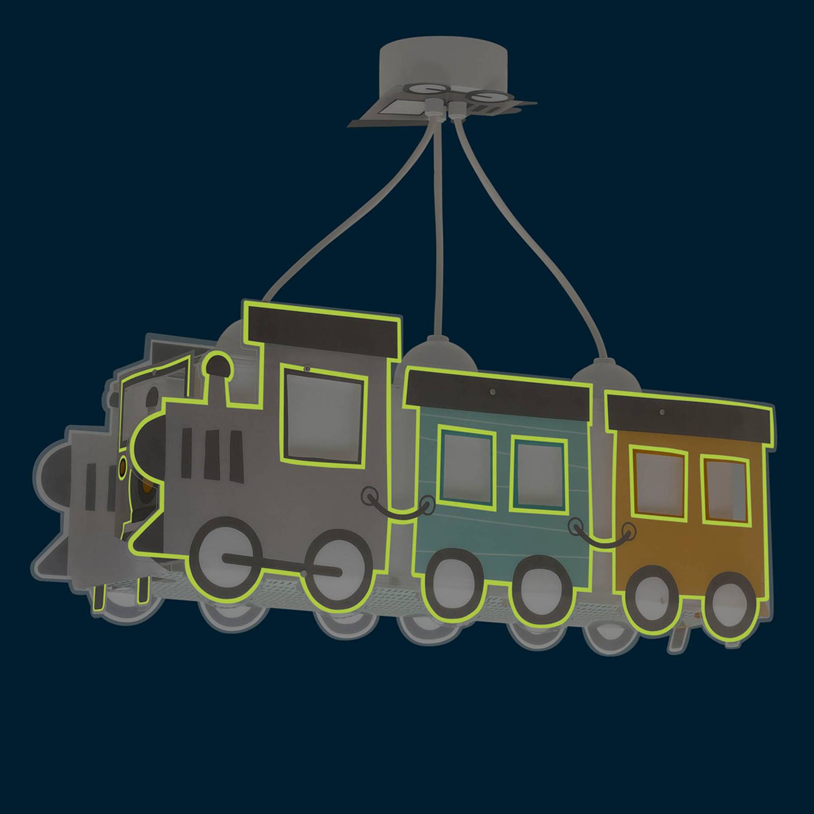 Dalber Night Train Hängelampe als Lokomotive von Dalber