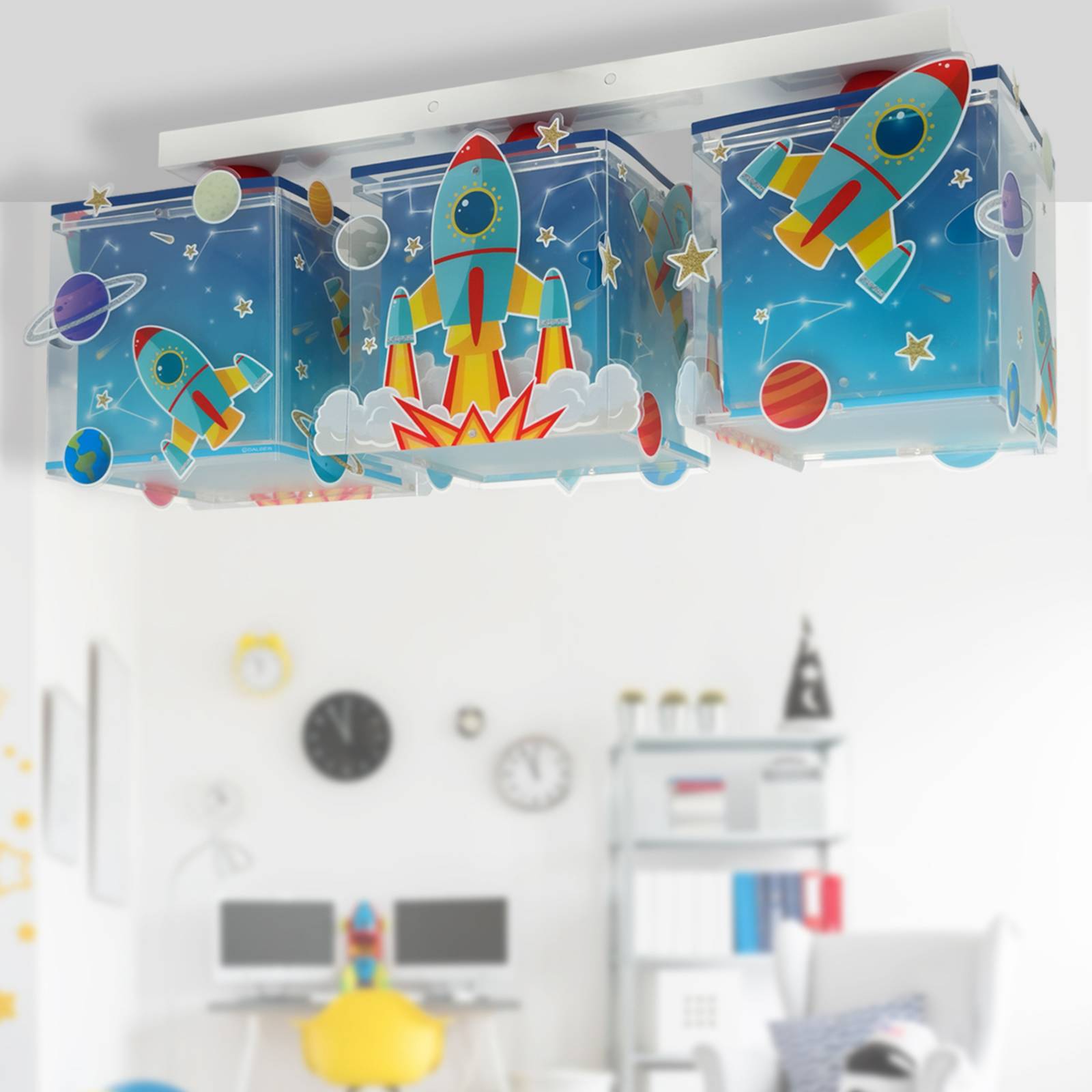 Dalber Rocket Deckenleuchte dreiflammig für Kinder Dalber Rocket Deckenleuchte dreiflammig für Kinder von Dalber