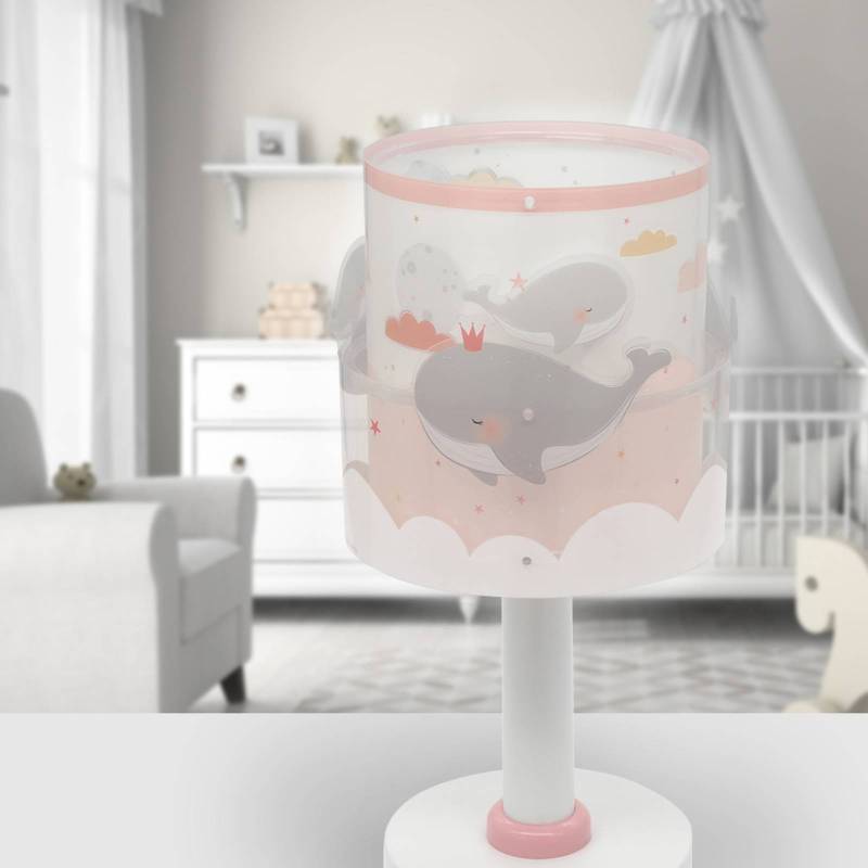 Dalber Whale Dreams Tischleuchte, pink von Dalber