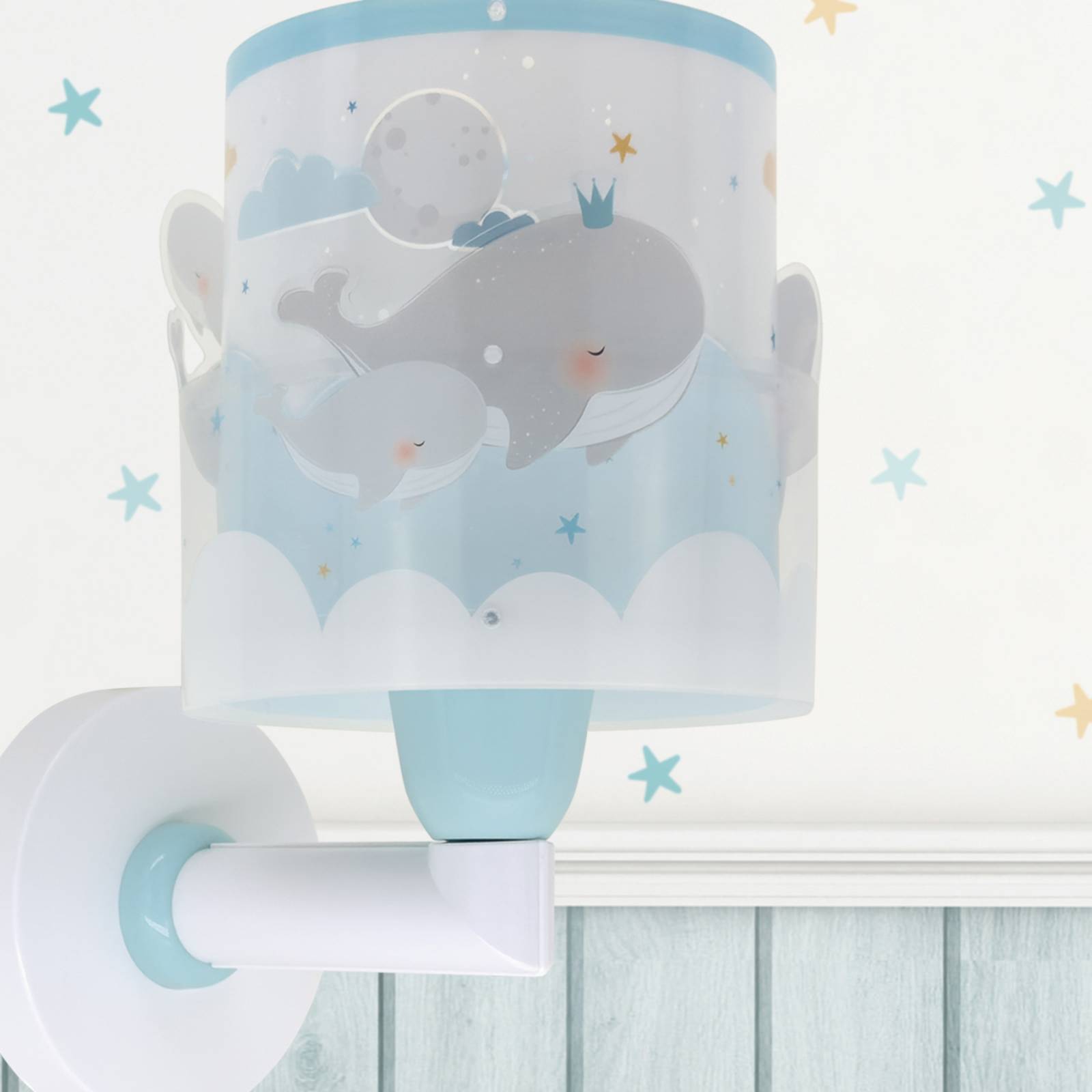 Dalber Whale Dreams Wandleuchte, blau Dalber Whale Dreams Wandleuchte, blau von Dalber