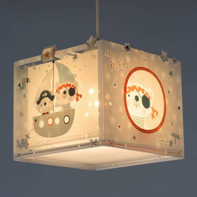 Kinderzimmer-Pendelleuchte Pirates von Dalber
