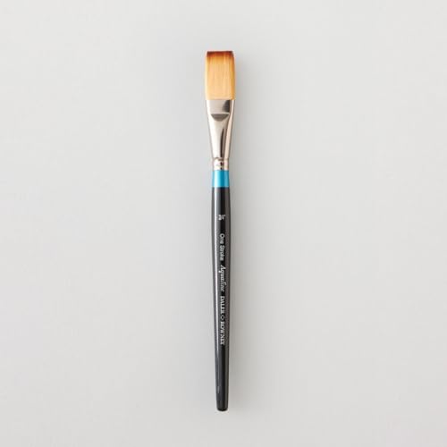 Daler Rowney Aquafine Synth One Stroke 3/4 Zoll Pinsel, Nylon, Beige, Acryl, Aquarell von Daler Rowney