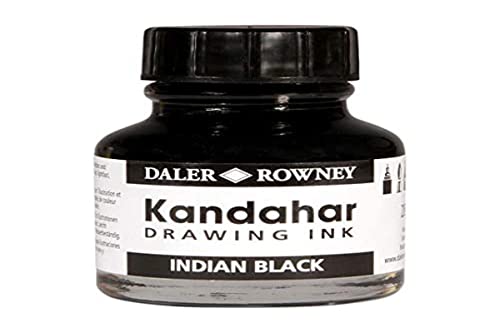 Black Kandahar Tinte 28 ml von Daler Rowney