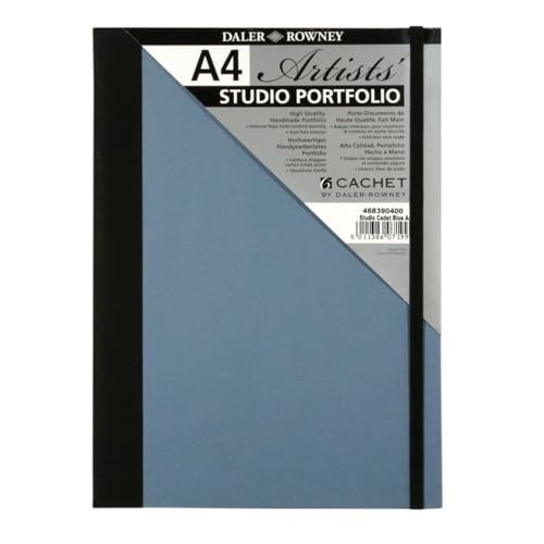 CACHET Studio Portfolio, A4, Blau von Daler Rowney