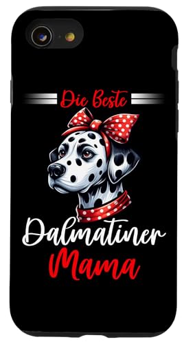 Mom Dalmatiner Hunde Mama Muttertag Frauchen Hundehalterin Hülle für iPhone SE (2020) / 7 / 8 von Dalmatiner Hundebesitzer Hund Mommy Mutter