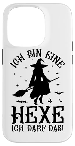 Ich Bin Eine Hexe Ich Darf Das Hexen Hülle für iPhone 14 Pro von Damen Halloween Hexen Party Kostüm