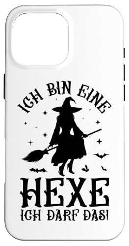 Ich Bin Eine Hexe Ich Darf Das Hexen Hülle für iPhone 16 Pro Max Ich Bin Eine Hexe Ich Darf Das Hexen Hülle für iPhone 16 Pro Max von Damen Halloween Hexen Party Kostüm