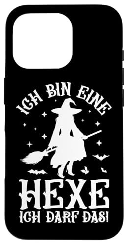 Ich Bin Eine Hexe Ich Darf Das Hexen Hülle für iPhone 16 Pro Ich Bin Eine Hexe Ich Darf Das Hexen Hülle für iPhone 16 Pro von Damen Halloween Hexen Party Kostüm