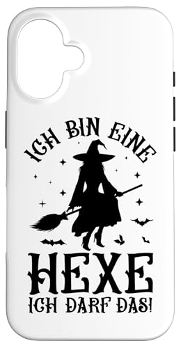 Ich Bin Eine Hexe Ich Darf Das Hexen Hülle für iPhone 16 Ich Bin Eine Hexe Ich Darf Das Hexen Hülle für iPhone 16 von Damen Halloween Hexen Party Kostüm