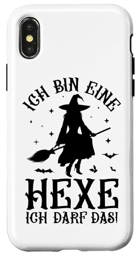 Ich Bin Eine Hexe Ich Darf Das Hexen Hülle für iPhone X/XS von Damen Halloween Hexen Party Kostüm