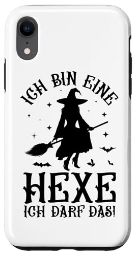 Ich Bin Eine Hexe Ich Darf Das Hexen Hülle für iPhone XR Ich Bin Eine Hexe Ich Darf Das Hexen Hülle für iPhone XR von Damen Halloween Hexen Party Kostüm