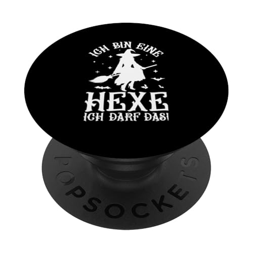 Ich Bin Eine Hexe Ich Darf Das Hexen PopSockets Klebender PopGrip Ich Bin Eine Hexe Ich Darf Das Hexen PopSockets Klebender PopGrip von Damen Halloween Hexen Party Kostüm