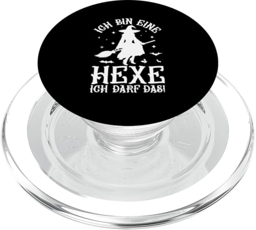 Ich Bin Eine Hexe Ich Darf Das Hexen PopSockets PopGrip für MagSafe Ich Bin Eine Hexe Ich Darf Das Hexen PopSockets PopGrip für MagSafe von Damen Halloween Hexen Party Kostüm
