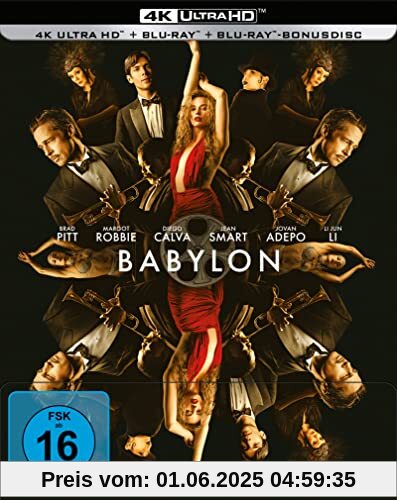 Babylon - Rausch der Ekstase - 4K UHD - Steelbook von Damien Chazelle