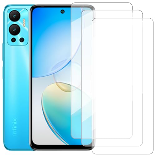 Damolong Displayschutzfolie kompatibel für Infinix Hot 12 X6817(6.82 Zoll) [3 Pack] Gehärtete Glas Displayschutzfolie geeignet für Infinix Hot 12 X6817 von Damolong