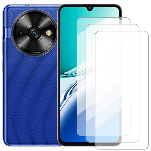 Damolong Displayschutzfolie kompatibel für Oukitel C59(6.88 Zoll) [3 Pack] Gehärtete Glas Displayschutzfolie geeignet für Oukitel C59 Pro von Damolong