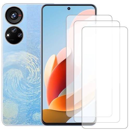 Damolong Displayschutzfolie kompatibel für ZTE Voyage 40 Pro+ Starry Night(6.67 Zoll) [3 Pack] Gehärtete Glas Displayschutzfolie geeignet für ZTE Voyage 40 Pro Plus Starry Night von Damolong