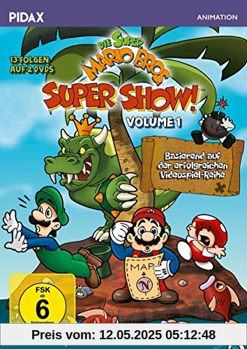 Die Super Mario Bros. Super Show!, Vol. 1 / 13 Folgen mit dem berühmten Videospiel-Duo + 4 Bonusepisoden (Pidax Animation) [2 DVDs] von Dan Riba