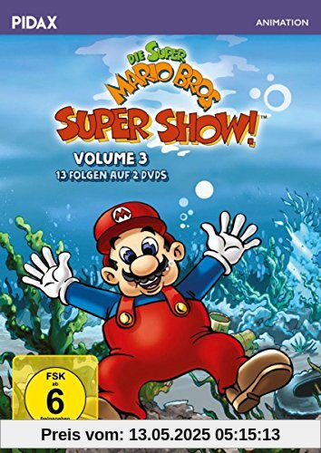 Die Super Mario Bros. Super Show!, Vol. 3 / Weitere 13 Folgen mit dem berühmten Videospiel-Duo + 3 Bonusepisoden (Pidax Animation) [2 DVDs] von Dan Riba