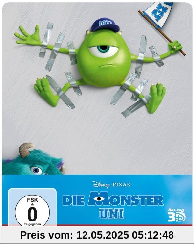 Die Monster Uni (Steelbook) (Bonus-Disc + Blu-ray 2D) [Blu-ray 3D] von Dan Scanlon