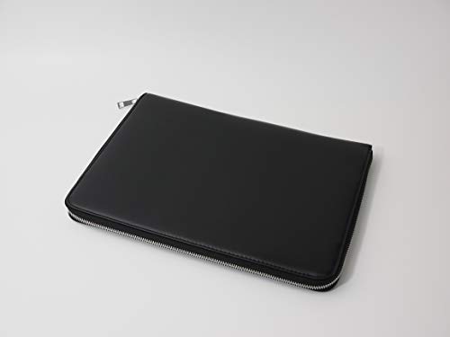 Schlanke Schutzhülle für MacBook Pro & MacBook Air 13-13,3 Zoll Laptop Tasche PU Leder Tasche Cover Notebook Computer Hülle für Mac schwarz Schwarz schwarz von Dan