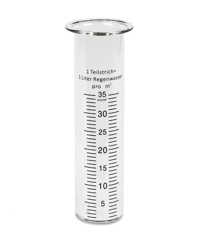 DanDiBo Glas 15 cm bis 35 mm/m² Ersatzglas für Niederschlagsmesser Regenmesser (passend für viele Regenmesser) von DanDiBo
