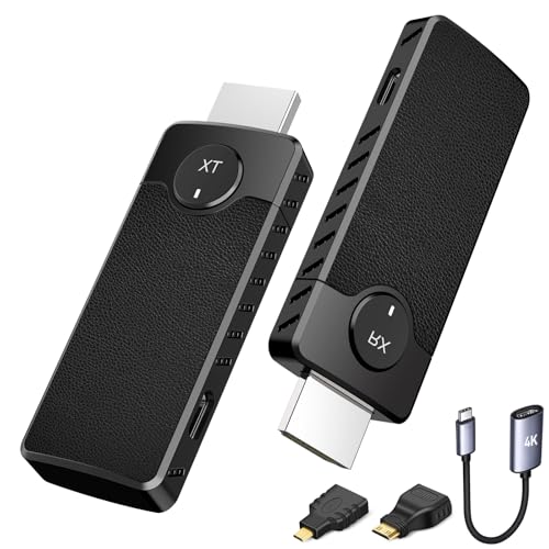 DanDun Wireless HDMI Transmitter and Receiver, Plug&Play, tragbares Extender-Kit mit 1080P Ausgang, drahtlose HDMI Übertragung unterstützt VideoStreaming vom Laptop zum HDTV/Projektor/Tablet DanDun Wireless HDMI Transmitter and Receiver, Plug&Play, tragbares Extender-Kit mit 1080P Ausgang, drahtlose HDMI Übertragung unterstützt VideoStreaming vom Laptop zum HDTV/Projektor/Tablet von DanDun
