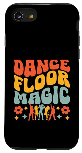Dance Floor Magic Vintage 70er Jahre Tanzen Retro Tanzmusik Hülle für iPhone SE (2020) / 7 / 8 von Dancer Dancing Disco 70's Themed Vintage Gift