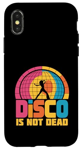Disco Is Not Dead Vintage 70er Jahre Tanzmusik Retro Tanzmusik Hülle für iPhone X/XS Disco Is Not Dead Vintage 70er Jahre Tanzmusik Retro Tanzmusik Hülle für iPhone X/XS von Dancer Dancing Disco 70's Themed Vintage Gift