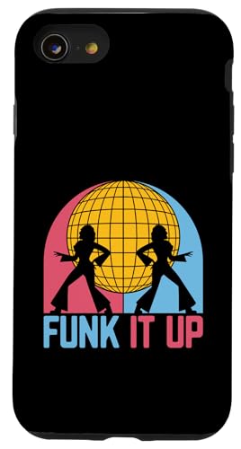 Funk It Up Vintage 70er Jahre Tanzmusik Retro Tanzmusik Hülle für iPhone SE (2020) / 7 / 8 von Dancer Dancing Disco 70's Themed Vintage Gift