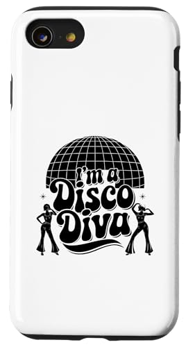 I'm A Disco Diva Vintage 70's Dancing Retro Dance Music Hülle für iPhone SE (2020) / 7 / 8 von Dancer Dancing Disco 70's Themed Vintage Gift
