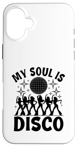 My Soul Is Disco Vintage 70er Jahre Tanzmusik Retro Tanzmusik Hülle für iPhone 16 Plus My Soul Is Disco Vintage 70er Jahre Tanzmusik Retro Tanzmusik Hülle für iPhone 16 Plus von Dancer Dancing Disco 70's Themed Vintage Gift