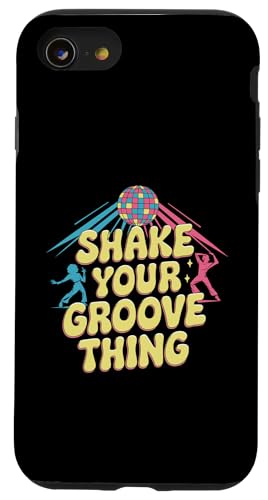 Shake Your Groove Thing Vintage 70er Jahre Tanzen Retro Dance Hülle für iPhone SE (2020) / 7 / 8 von Dancer Dancing Disco 70's Themed Vintage Gift