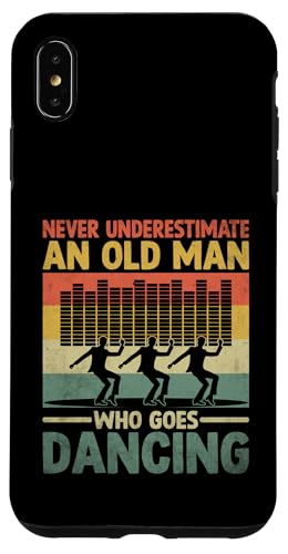 Unterschätze niemals einen alten Mann, der im Vintage-Stil tanzen geht Hülle für iPhone XS Max Unterschätze niemals einen alten Mann, der im Vintage-Stil tanzen geht Hülle für iPhone XS Max von Dancer Dancing Disco 70's Themed Vintage Gift