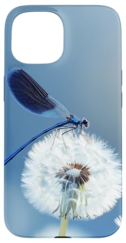 Libelle auf Löwenzahn Hülle für iPhone 15 Libelle auf Löwenzahn Hülle für iPhone 15 von Dandelion Flower Floral Accessories