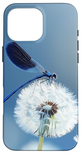 Libelle auf Löwenzahn Hülle für iPhone 16 Pro Max Libelle auf Löwenzahn Hülle für iPhone 16 Pro Max von Dandelion Flower Floral Accessories