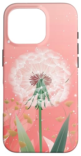 Löwenzahnblume auf rosa Hintergrund Hülle für iPhone 16 Pro Löwenzahnblume auf rosa Hintergrund Hülle für iPhone 16 Pro von Dandelion Flower Floral Accessories