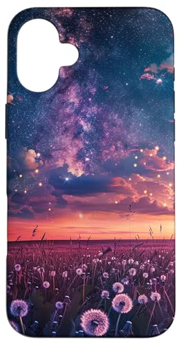 Pusteblume Blumen Sternennacht Sterne Hülle für iPhone 16 Plus Pusteblume Blumen Sternennacht Sterne Hülle für iPhone 16 Plus von Dandelion Flower Floral Accessories