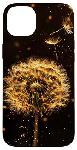 Pusteblume schwarz Hülle für iPhone 14 Plus Pusteblume schwarz Hülle für iPhone 14 Plus von Dandelion Flower Floral Accessories