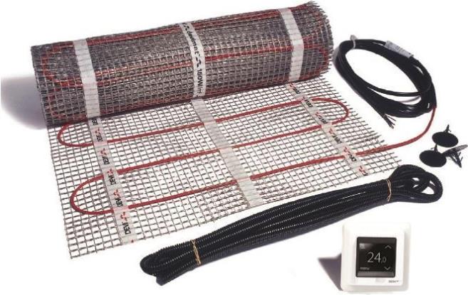 DEVI Dünnbettset 1-1200W 140F0826 prof.l DTIF 8,0qm mit DEVIreg Touch 140F0826 (140F0826) von Danfoss