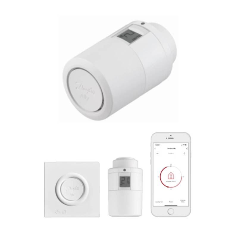 Danfoss - 3x Ally Radiator Thermostat&1x Ally Starter Pack - Bundle von Danfoss