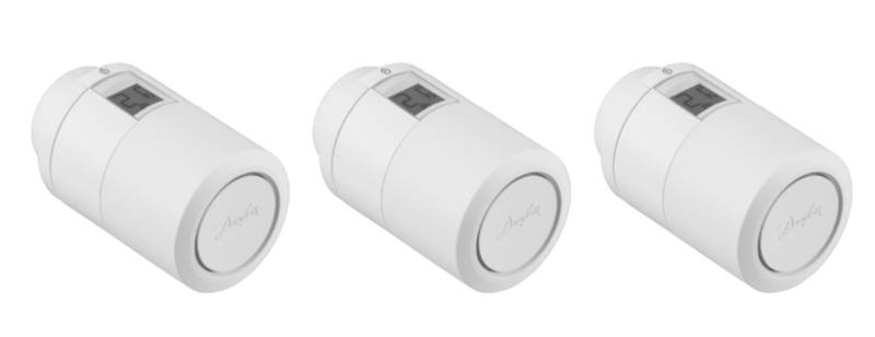 Danfoss - 3x Smart Heizkörperthermostat mit Bluetooth-Technologie von Danfoss