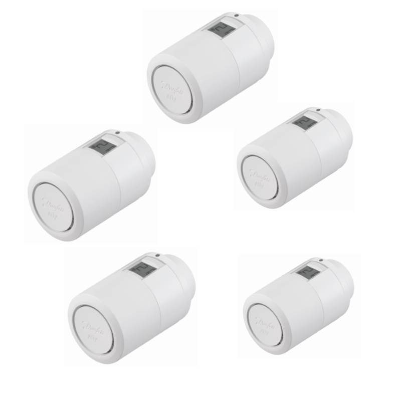 Danfoss - 5x Ally Radiator Thermostat - Bundle von Danfoss