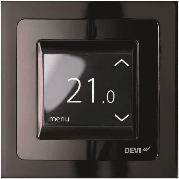 Uhren-Thermostat reg Touch schwarz als Ersatzteil (140F1069) von Danfoss