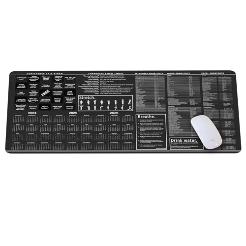Mauspad Erweitertes Gaming-Mauspad mit genähten Kanten, wasserdichte Schreibtischunterlage mit rutschfester Unterseite, Computertastatur-Pad, großes Mauspad für Laptop, Büro, Zuhause Mauspad Erweitertes Gaming-Mauspad mit genähten Kanten, wasserdichte Schreibtischunterlage mit rutschfester Unterseite, Computertastatur-Pad, großes Mauspad für Laptop, Büro, Zuhause von DangHui