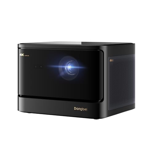 Dangbei DBOX02 Beamer 4K Heimkino mit 2450 ISO Lumen, 200" Blu-ray 3D, HDR10+, Autofokus, Smart Beamer Tageslicht Tauglich Projector 4K mit Official Netflix&Dolby Audio DTS:X Heimkino Videoprojektor Dangbei DBOX02 Beamer 4K Heimkino mit 2450 ISO Lumen, 200" Blu-ray 3D, HDR10+, Autofokus, Smart Beamer Tageslicht Tauglich Projector 4K mit Official Netflix&Dolby Audio DTS:X Heimkino Videoprojektor von Dangbei