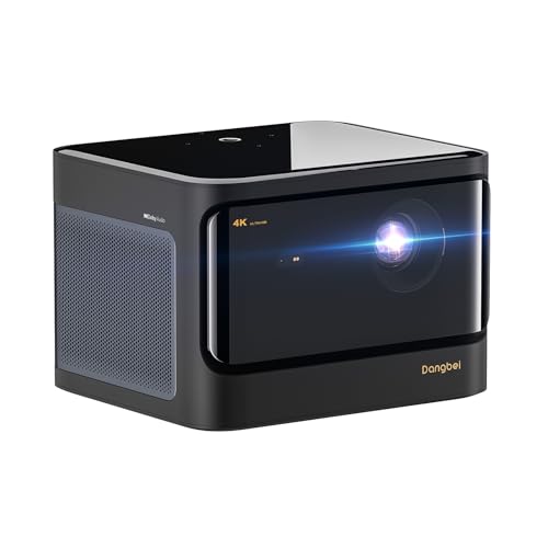 Dangbei DBX3 Pro 4k Beamer, 1800 ISO Lumen, Beamer 4K Heimkino, DLP-Projektor mit Android 4 GB + 128 G, 2 * 10 W HiFi-Lautsprecher, Auto Keystone, Autofokus, HDR10 von Dangbei