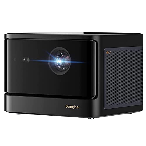 Dangbei DBOX01 Beamer, 2100 ISO Lumen, Beamer Heimkino lizenziert von Netflix, DLP 1080P Beamer, High-End-HiFi mit 2 * 10W, Auto Keystone Auto Focus, HDR10 und HLG von Dangbei
